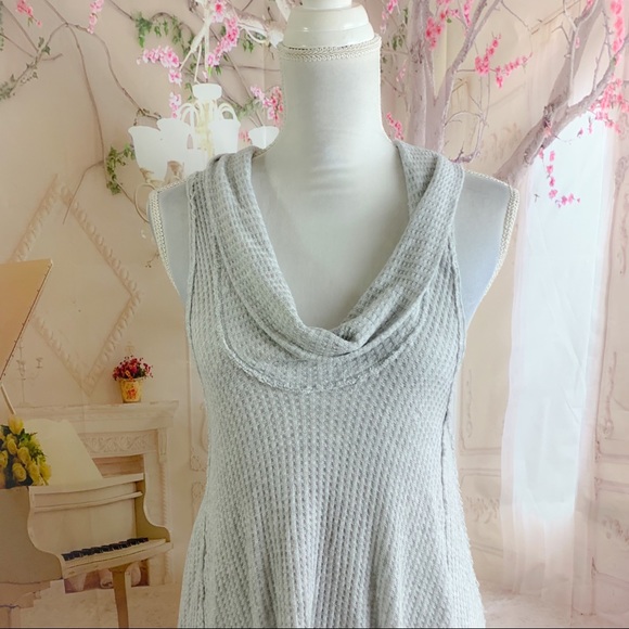 Free People Swing It Cowl Tank In Grey - Picture 4 of 12